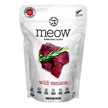 Meow Dry Food Freeze Dried Raw Wild Venison 280g